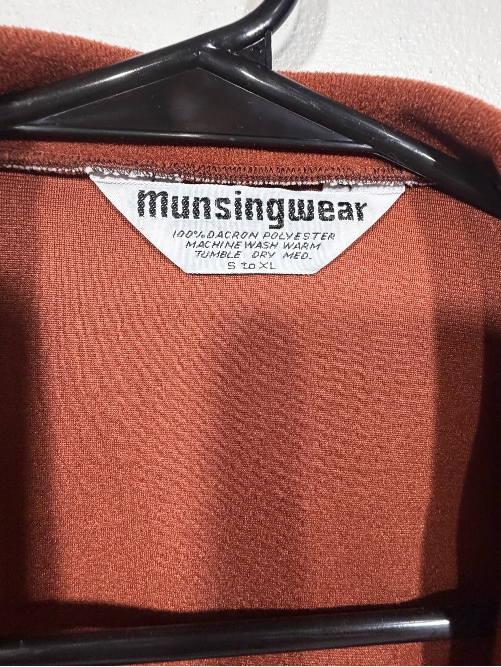 Maison Margiela Rust Brown Contrast-Piped Robe - Picture 2 of 2